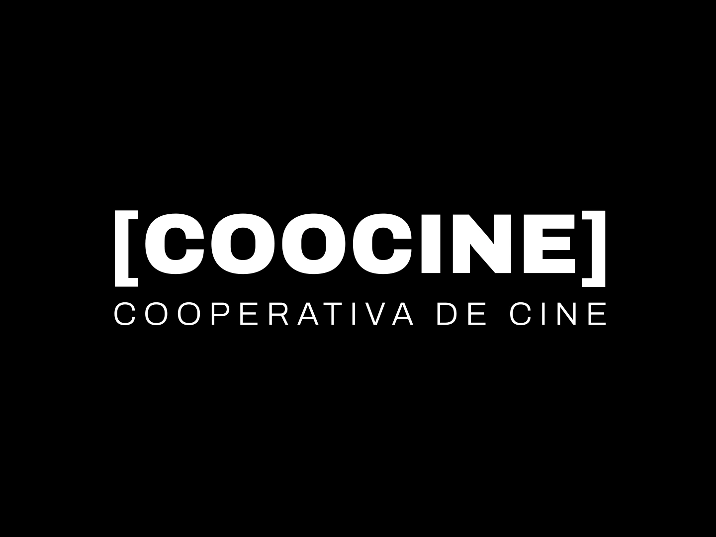 Coocine logo in white on black