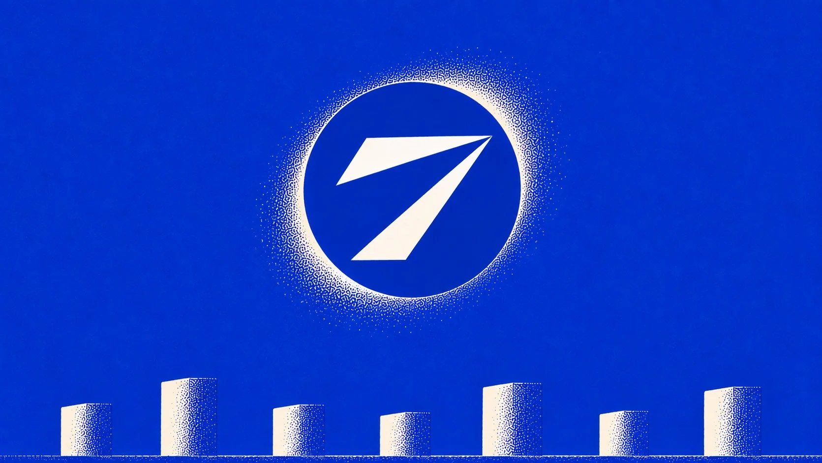 MAG7 closing composition study: the fund mark above seven towers