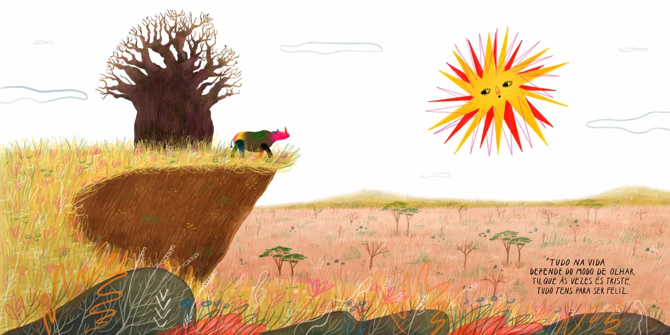 A Estória do Sol e do Rinoceronte, artwork 24