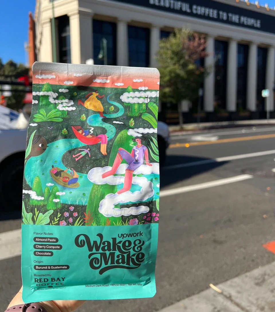 Upwork Coffee Bags, artwork 5