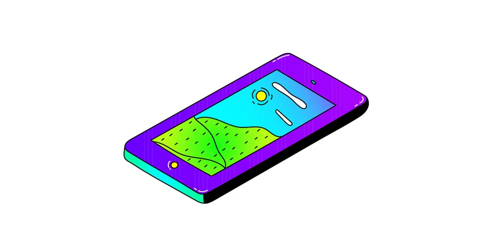 Phone illustration from the original Reserve website system