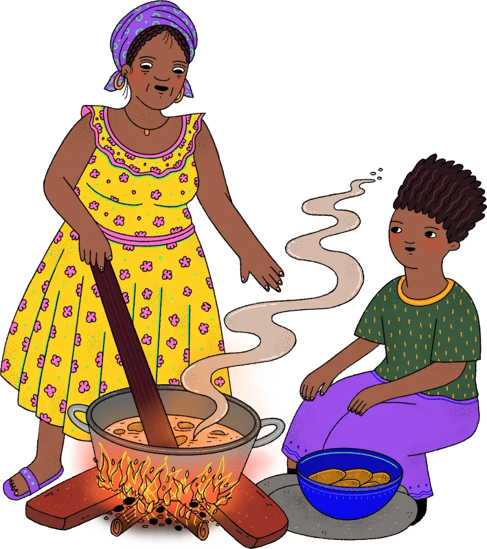 Palenquera’s Cooking, from the Canva Represents Colombia collection