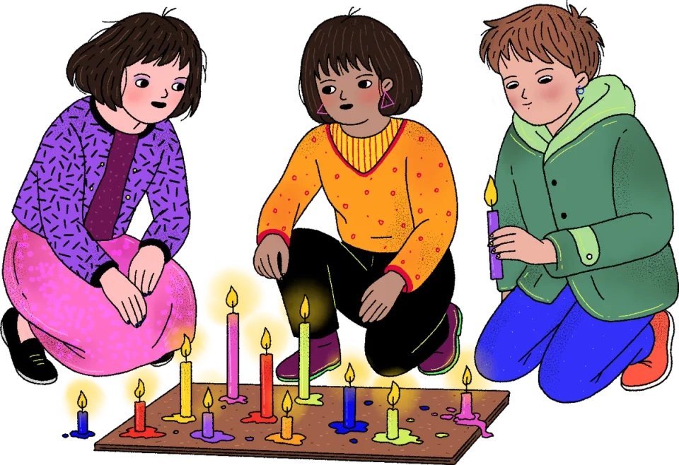 Day of the Little Candles, from the Canva Represents Colombia collection
