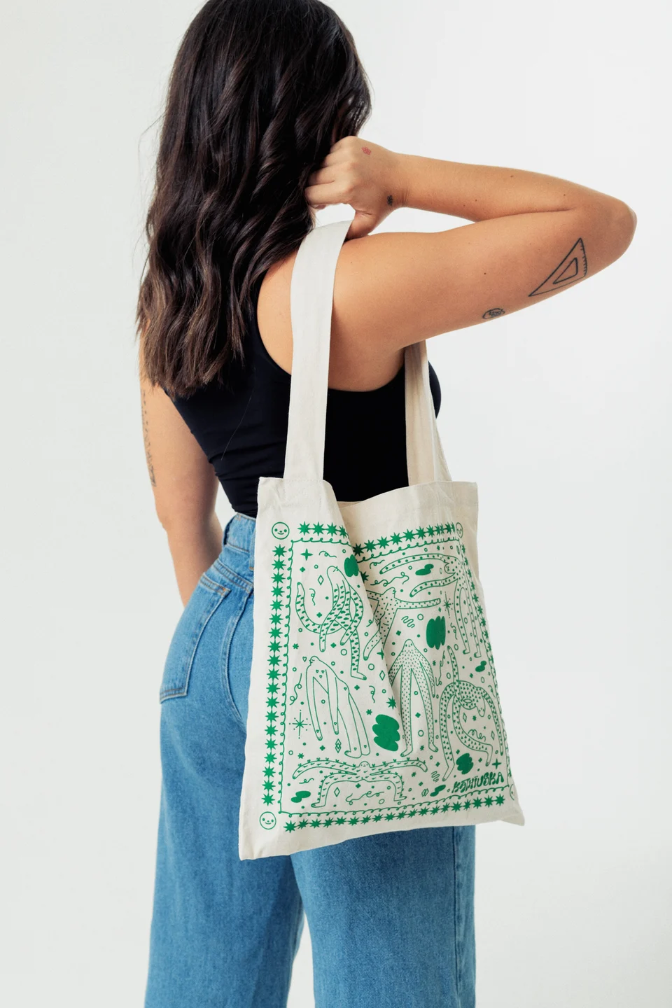 Pelusita Tote Bag & Eyes Cap, image 8